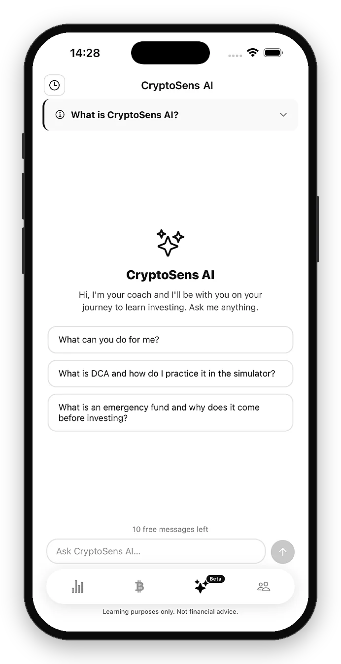 Ask your AI coach anything you don't understand