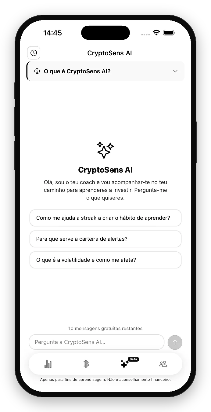 Pergunta ao teu coach de IA o que não entendes